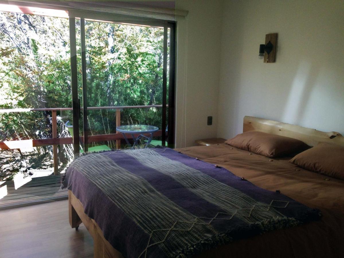 Refugio Ecobox Andino Villa Las Trancas Luaran gambar