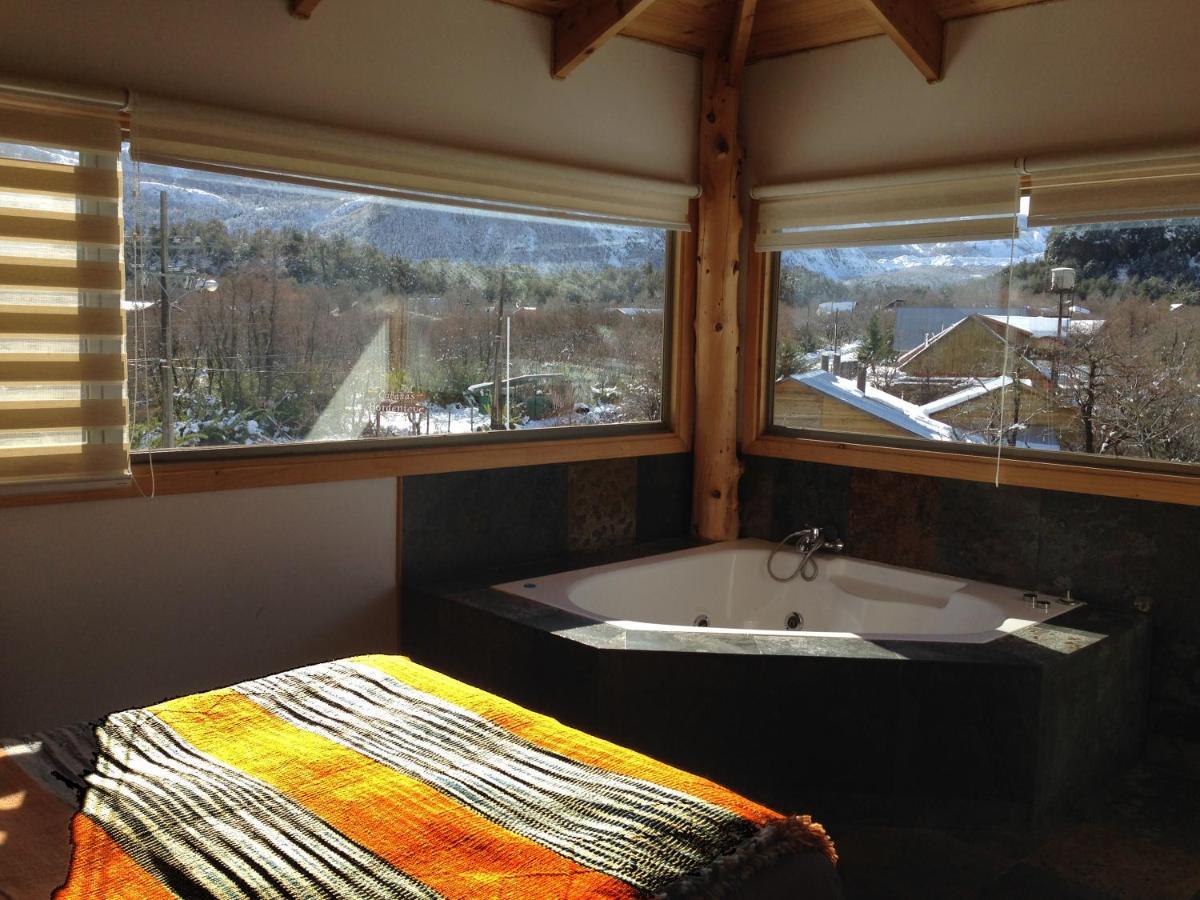Refugio Ecobox Andino Villa Las Trancas Luaran gambar